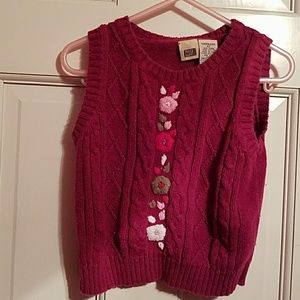 Toddler sweater vest